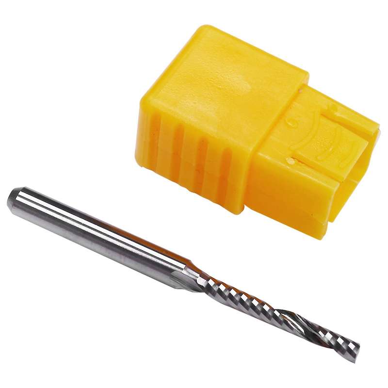 2mm X 15mm Carbide Single Flute Spiral End Mill Cnc Router Bit