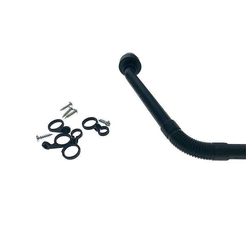 1/10 Rc Crawler Black Nylon Safari Snorkel for Trx4 Defender D110 D90