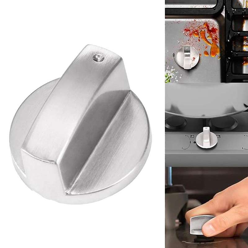 6pcs 6mm Gas Stove Knobs Replacement Knobs for Kitchen Gas Oven Knobs