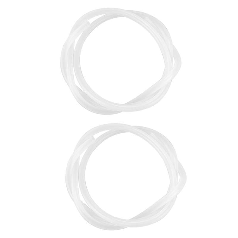 5mm Id X 7mm Od Food Grade Flexible Hose Silicone Tubing Tube 1m