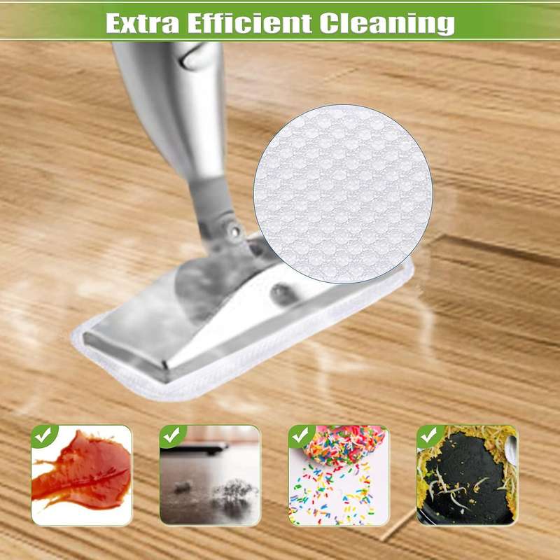 4 Pack Steam Mop Pads for Shark S3101 S3202 Washable Hard Floors