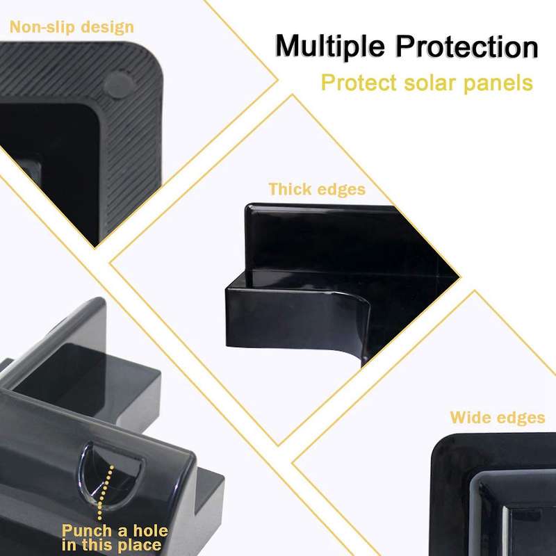 4pcs Rv Solar Panel Mounting Brackets for Rv Boat Caravans