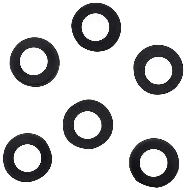M3 X 6mm X 1mm Nylon Insulating Washers Gaskets Spacers Black 200pcs