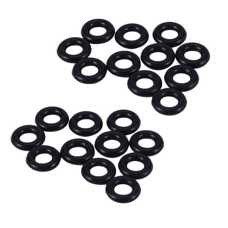 20 Stueck Gummi Oil Seal O Shaped Unterlegscheiben 8x4x2 Mm
