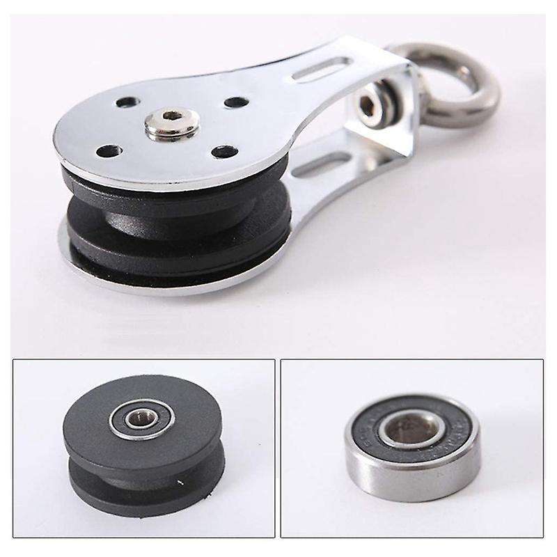 300kg Bearing Pulley Lifting Quiet Wheel Gym U-grooved Pulley Wheel