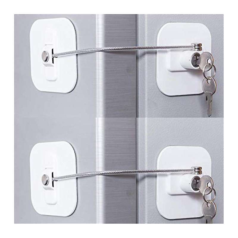 Refrigerator Lock,with Key for Adults, Lock for A Fridge,cabinet Door
