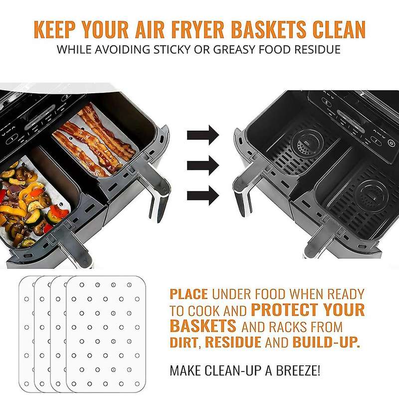 Air Fryer Paper Liners for Ninja Foodi Dual Air Fryer Dz201,air Fryer