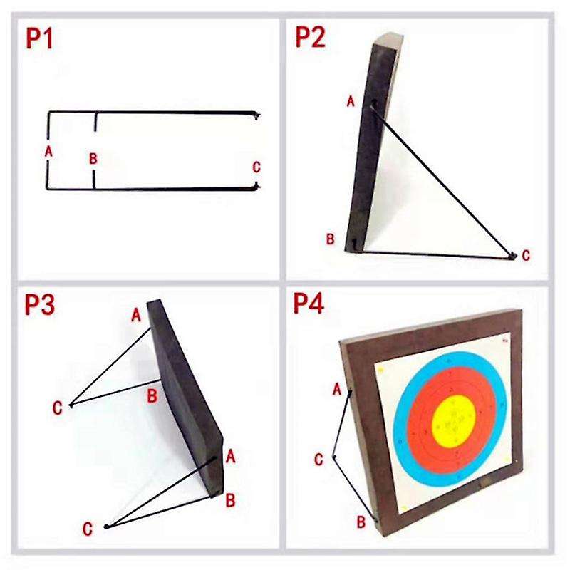 Portable Archery Target Bracket Training Targets Boards Target Stand