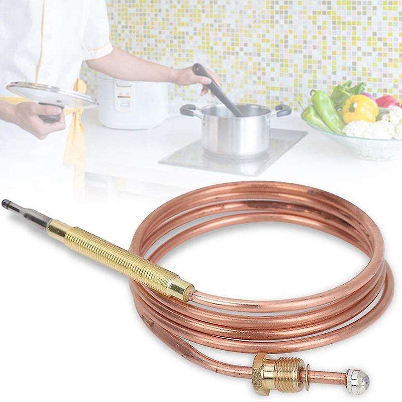 Universal Gas Stove Thermocouple with 5pcs Nuts Heating Gas Burner
