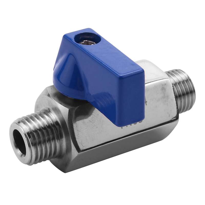 Stainless Steel Ball Valve - 1/4 Inch Npt Thread Male Mini Ball Valve