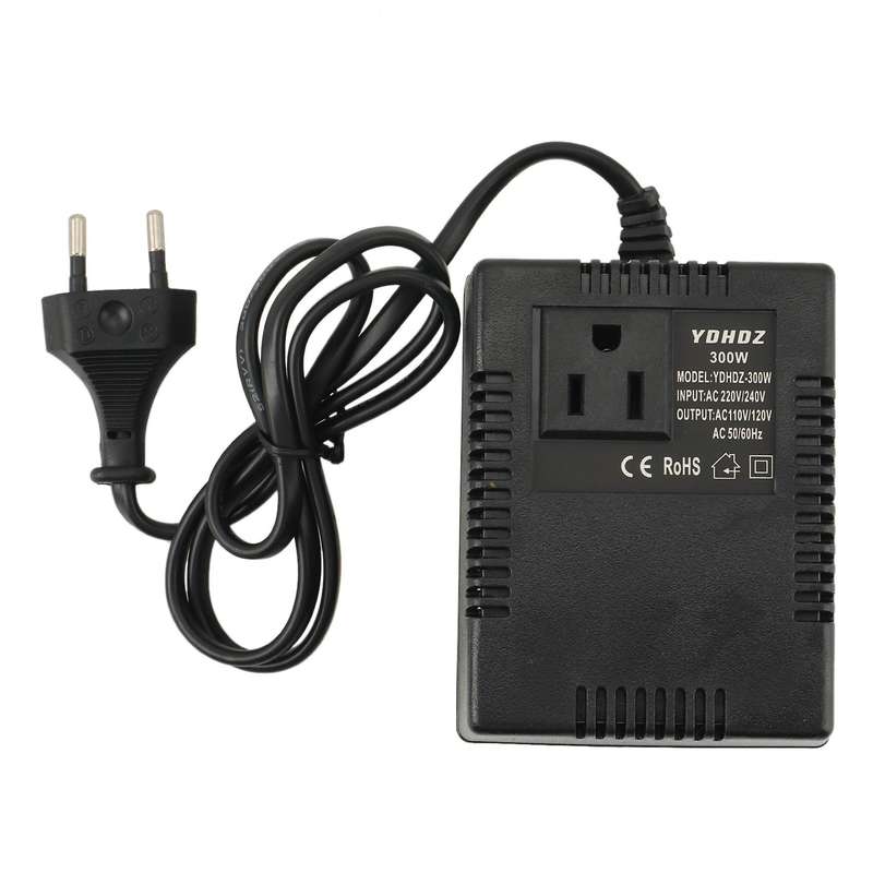 300w Voltage Converter 220v to 110v Transformer Adapter Eu Plug