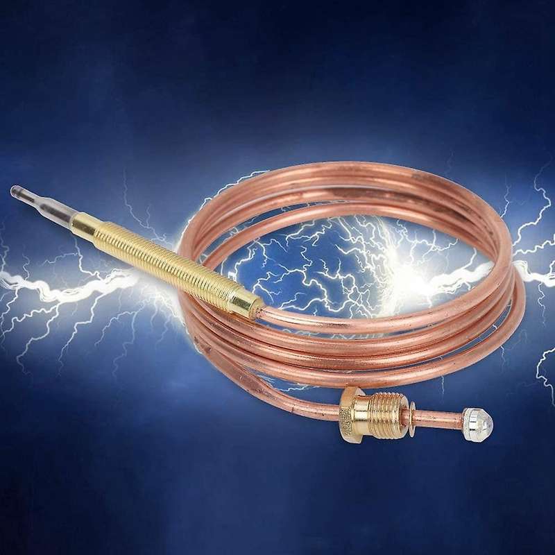 Universal Gas Stove Thermocouple with 5pcs Nuts Heating Gas Burner