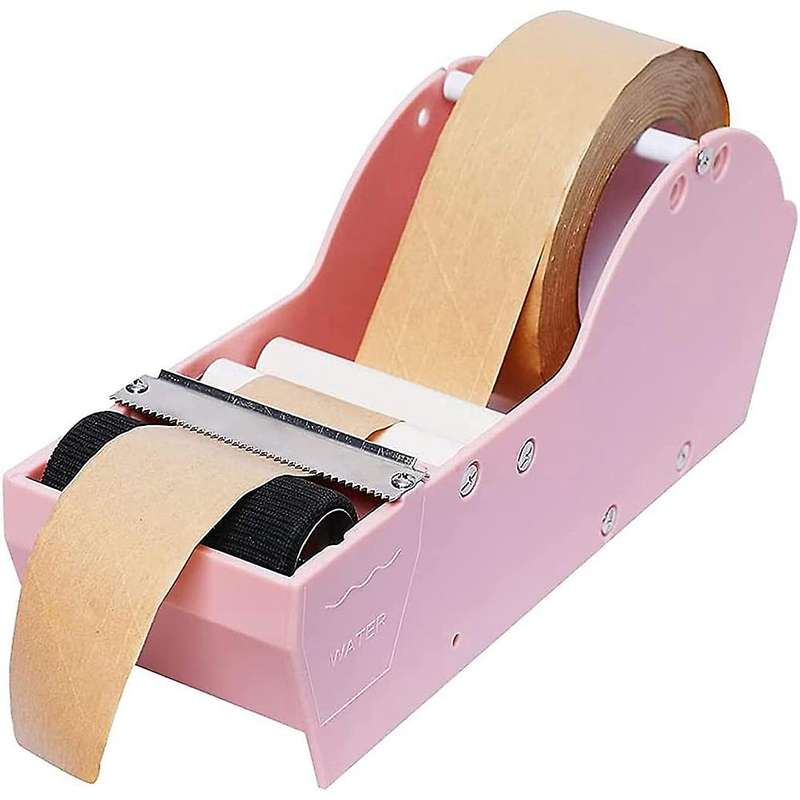 Desktop Pink Tape Dispenser,water Activated Tape Dispenser