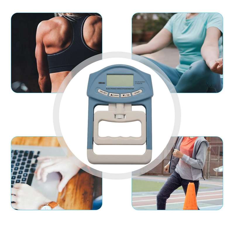 Digital Lcd Dynamometer Hand Grip Power Measurement90kg/198ib