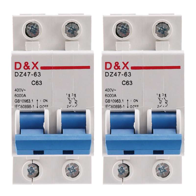 2p 63a Dc400v Mcb Solar Energy Photovoltaic (pv) Dc Circuit Breaker