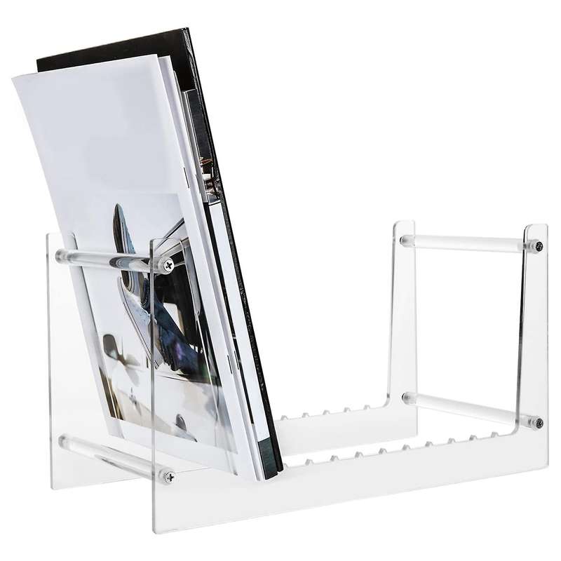 Clear Vinyl Record Stand Holder for Desktop Album Storage