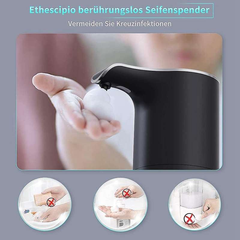 Automatic Soap Dispenser Black, Foam Soap Dispenser