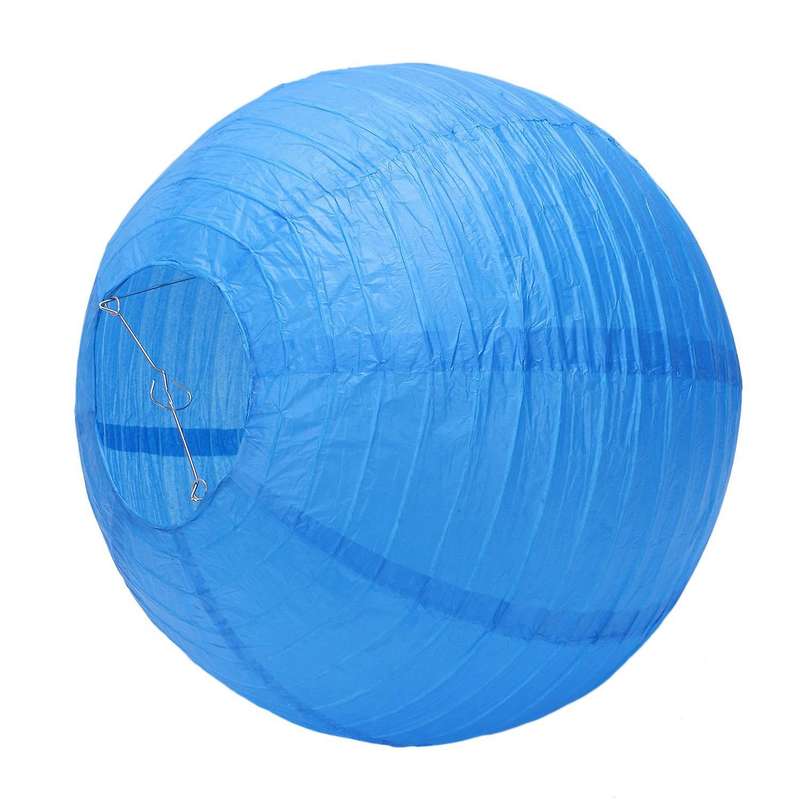 1 X Chinese Japanese Paper Lantern Lampshade, 40cm(16 Inch) Navy Blue
