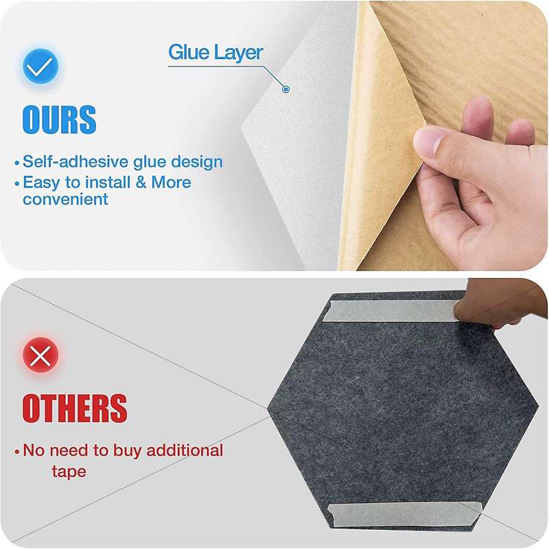 12 Pack Acoustic Foam,self-adhesive Sound Proof Panels(white)