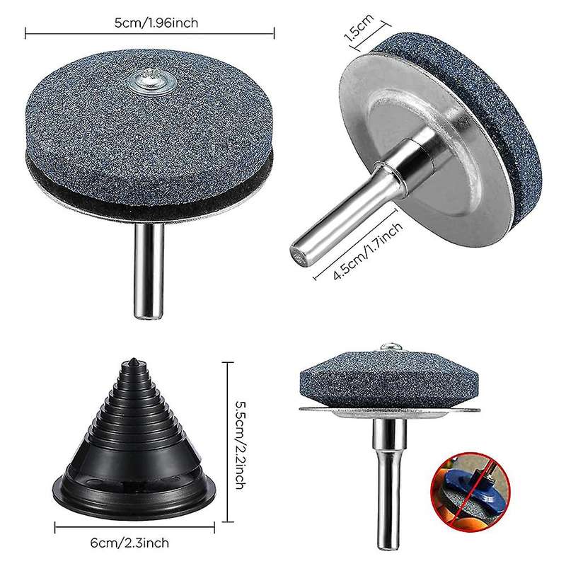 Lawn Mowers Blade Sharpener Tool Sharpener for Power and Hand Drill