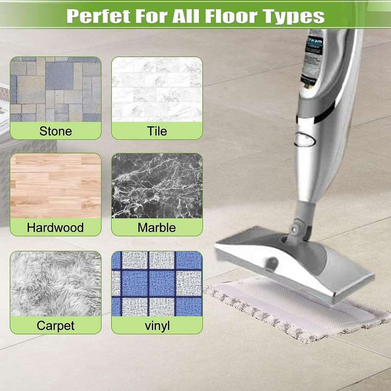 4 Pack Steam Mop Pads for Shark S3101 S3202 Washable Hard Floors