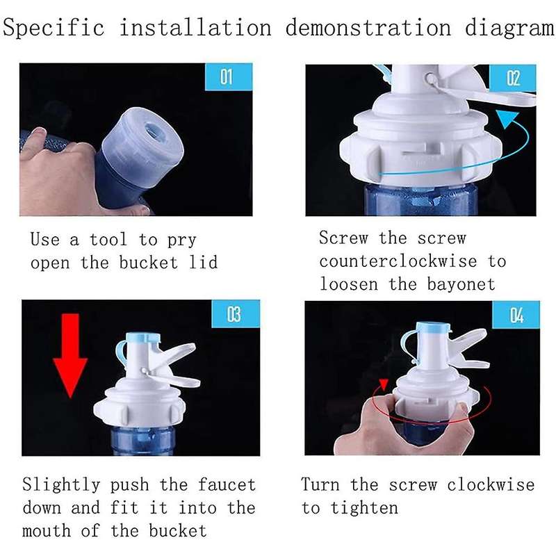 2 Pack Water Dispenser Valve, Water Jug Dispenser Valve Plastic