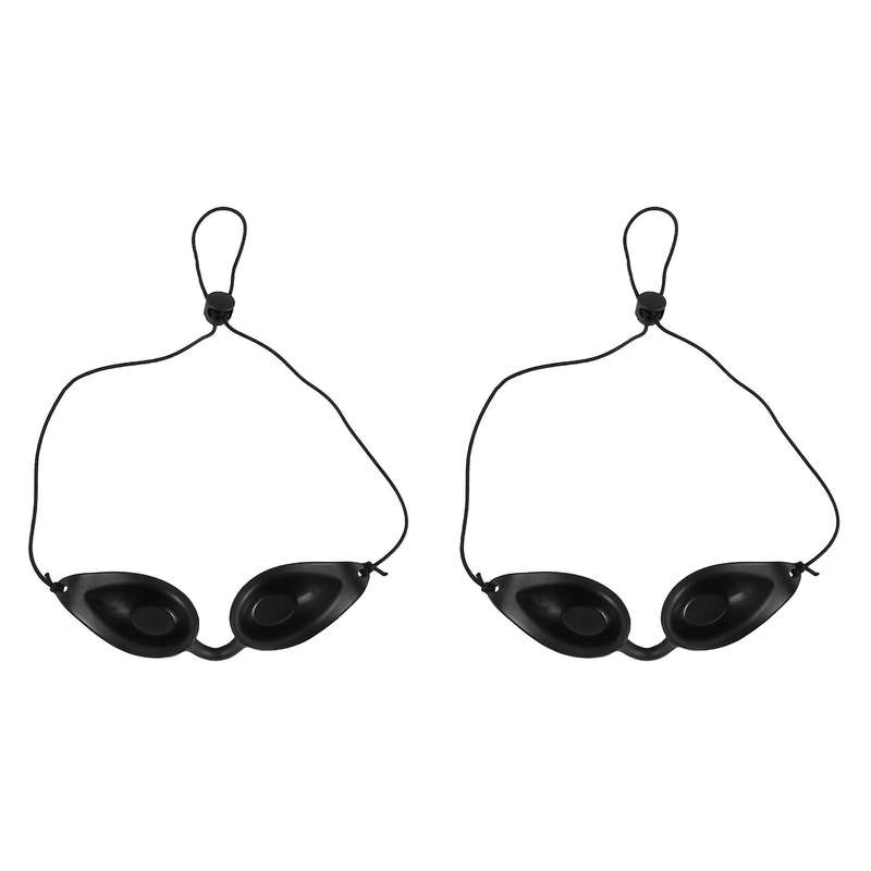 2x Flexible Uv Eye Protection Indoor & Outdoor Sunbed Tanning Goggles