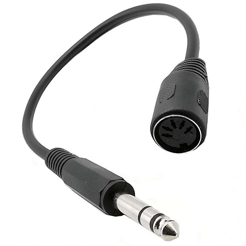 Midi Cable,5-pin Din Female to Monoprice 6.35mm (1/4 Inch) Male Cable