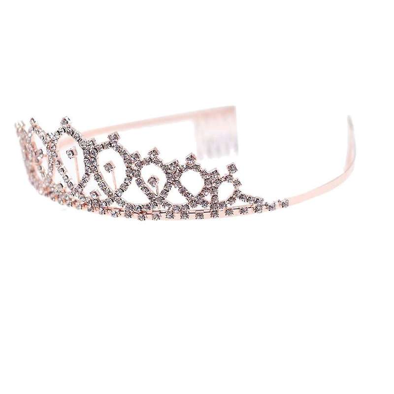 Birthday Queen Belt and Rhinestone Crown-rose Gold Birthday Gift