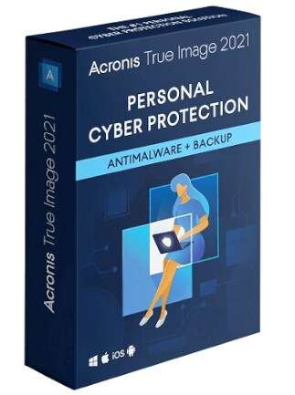 Acronis True Image Backup Software 2021 (PC, Android, Mac, iOS) 1 Device, Lifetime Activation