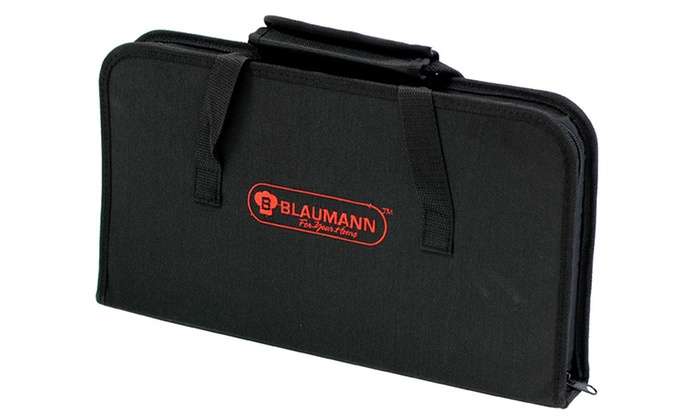 Blaumann - 11 Pieces Dishwasher Safe Non-Stick Knife Set in a Textil Bag - Multi-colored