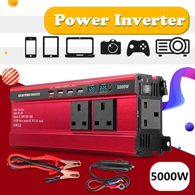 5000w power inverter DC12/24v AC 110/220v