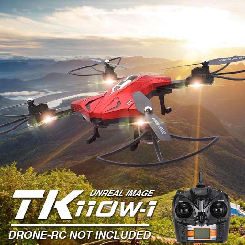 TK-110 EXTREME Drone with 720P HD Wi-Fi Camera Live Video Feed 2.4GHz 6-Axis Gyro RC Quadcopter RTF/