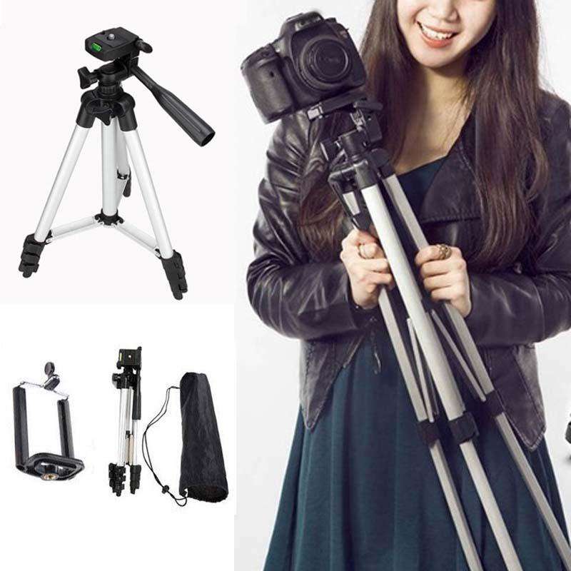 Buy Aluminum Professional Telescapico Camera Tripod Stand Holder For  Digital Camera Camcorder at affordable prices  free shipping, real reviews  with photos  Joom