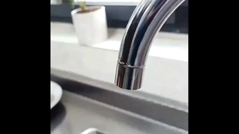 1pc 6-in-1 Combination Home Kitchen Faucet Water Filter System Metal and Plastic Non-Electric Un