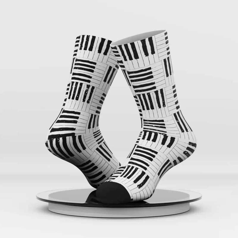 1 Pair Multicolor Size L Socks
