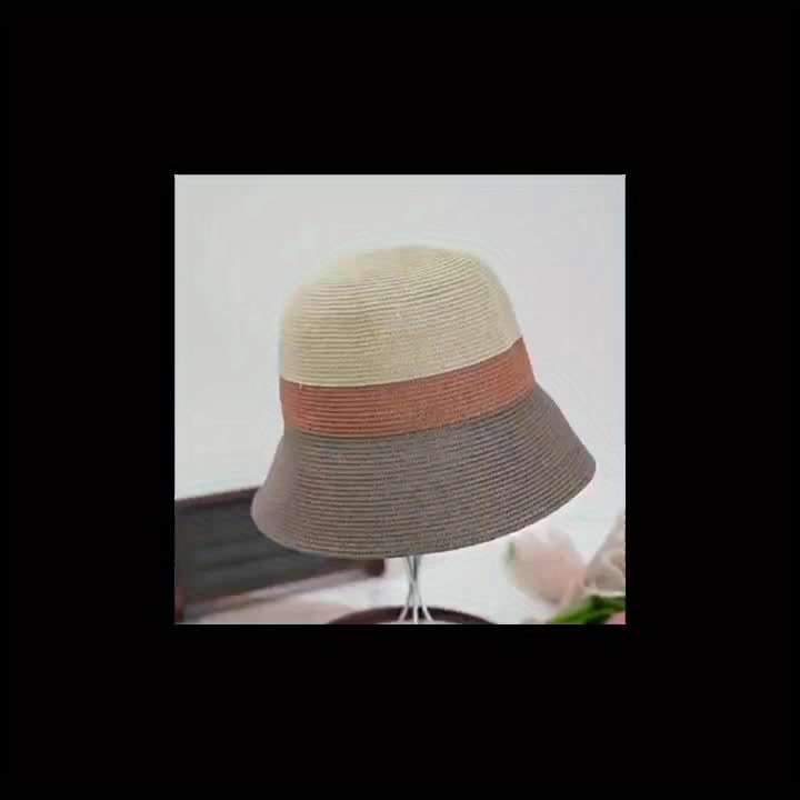 1pc Pack of 1 fashionable three-color collapsible peaked hat breathable fisherman's cap for summer