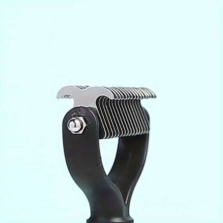 1pc Pink L Pet Comb