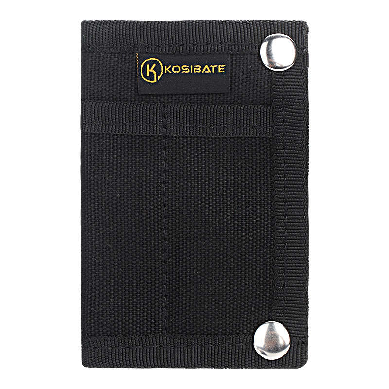 1pc KOSIBATEO Men'S Compact EDC Pouch Durable Canvas Organizer with Multiple Pockets for Cards M