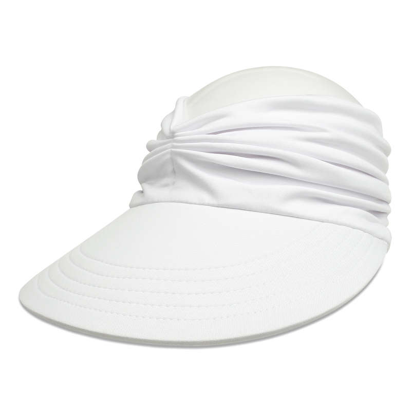1pc Sun Pleated Visor Hat Foldable Beach Picnic Hat with UV Protection for Women