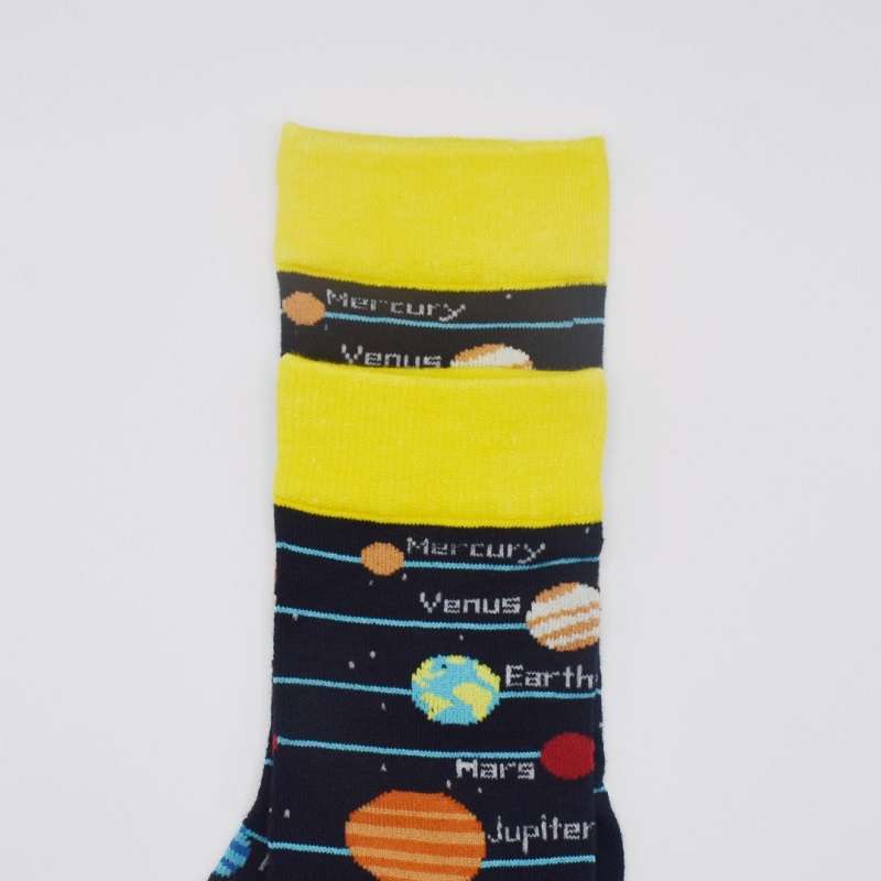 1 Pair Mixed Color One Size Socks