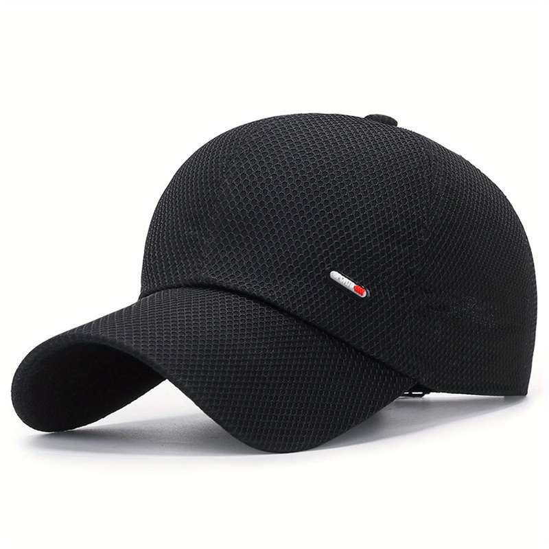 1pc Jelly Color Mesh Baseball Cap Trendy Adjustable Sunshade Dad Hat Casual Couple Sun Hats For Wom