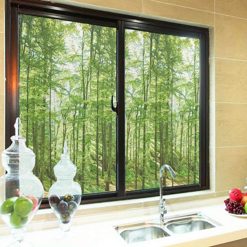 44.98x100.0cm   Door And Window Stickers