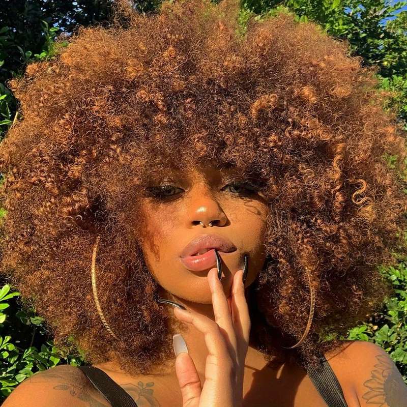 1Pc Mixed Color 25.4cm Fashion Design Wig
