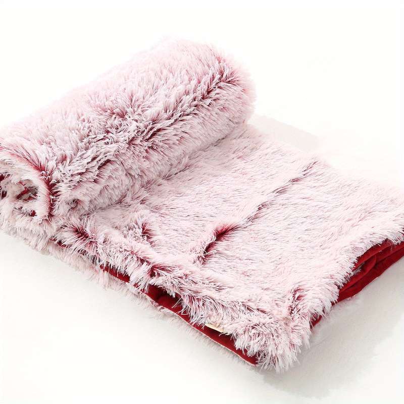 1ps Blanket Color Two Color Wine Red size 130x160cm
