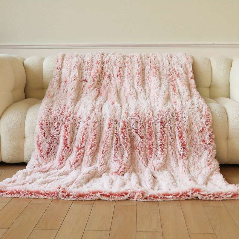 1ps Blanket Color Wine Red size 200x230cm