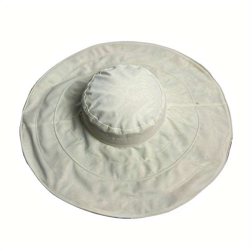 1pc Stay Protected in Style Women's Large Brim UV Protection Summer Sun Hat for Beach Vacation