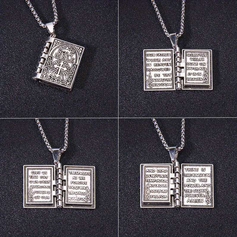 1 Piece Golden Jesus Theme Pendant