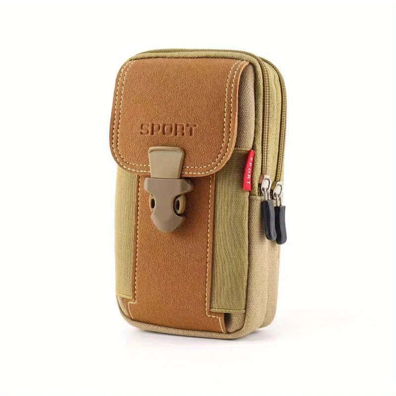1pc Sports Phone Bag Coin Purse Card Holder Easy To Carry Large Capacity Men's Sports Bag Christmas
