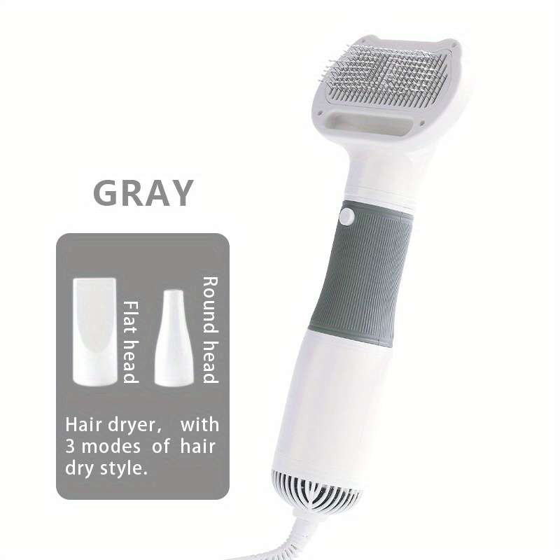 1pc Gray Pet Comb
